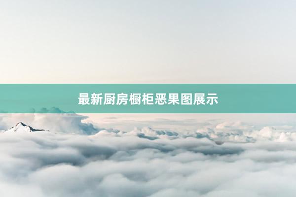最新厨房橱柜恶果图展示